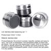 Spice Jar Food Grade Good Seal Performance Stainless Steel Spice Container for Travel