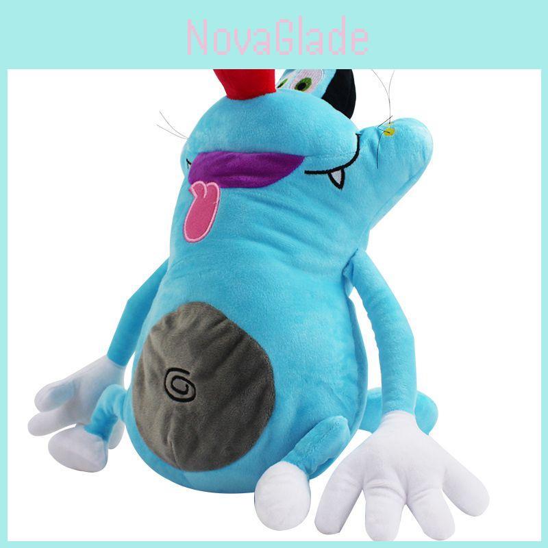 Adorable Oggy And The Cockroaches Blue Cat Plush Toy For Cartoon Lovers 14
