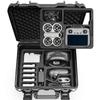 Водонепроницаемый жесткий кейс Lekufee для DJI Neo 1, DJI RC, DJI RC, DJI Goggles 3, совместимый с Goggles DJI RC Motion, DJI FPV Controller 3 и