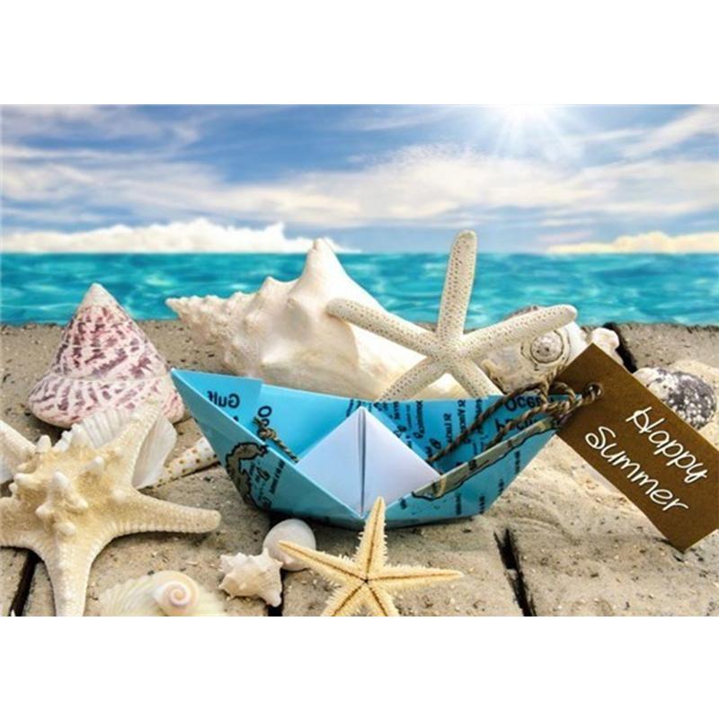 Алмазная картина Морская звезда, полная квадратная мозаика, художественная Алмазная вышивка, пейзажная картина из стразов, украшение для дома