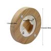 5pcs Magnetic Bamboo Blank Bottle Opener Round Fridge Magnet Kitchen Gadget Beer Opener  Soda