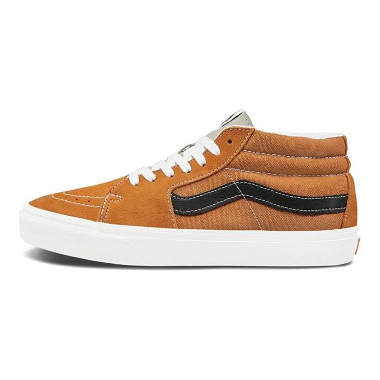 Vans Sk8 Slip-On Легкие полувысокие кеды для скейтбординга Унисекс Оранжевый VN0A3WM3WZ5