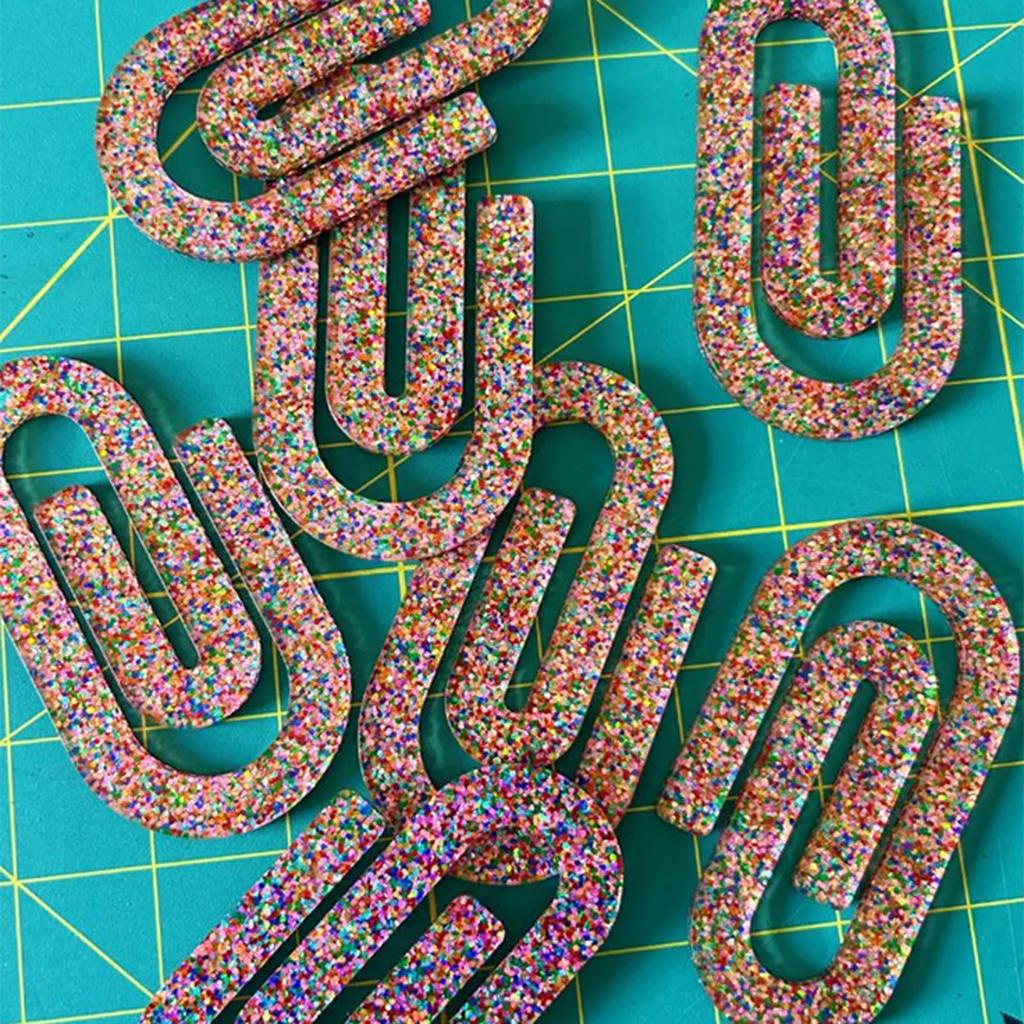 Смоляные формы для скрепок Силиконовые формы для свечей-скрепок для мыла ручной работы Шоколадные формы для выпечки помадки для тортов