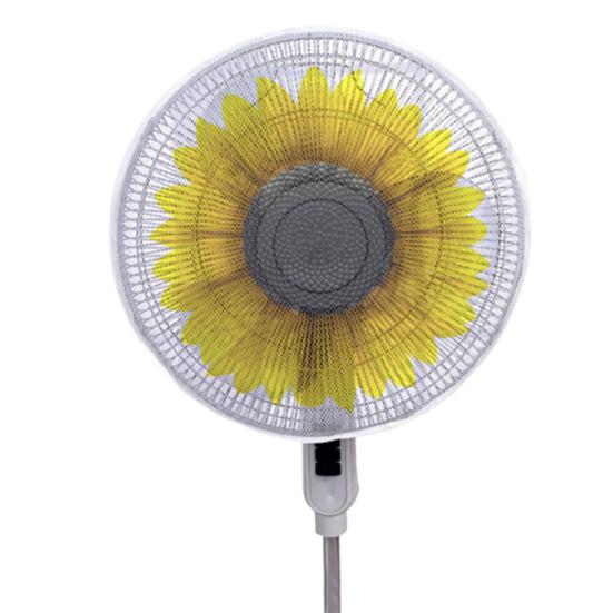 Мультяшный узор, круглая крышка электрического вентилятора, пыленепроницаемая защитная сетка, щит