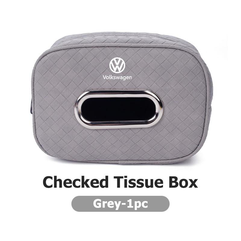 Leather Car Tissue Box Hanging Auto Tissue Holder for Car Seat Back For Volkswagen VW Golf 4 5 6 7 Polo Jetta Sagitar Magotan GZ2