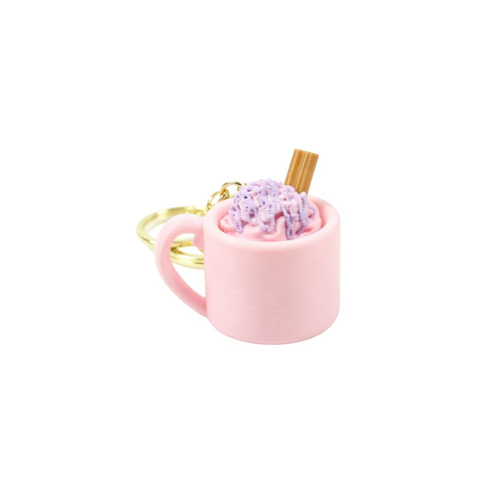 Coffee Cup Artificial Sundae Mug Clicker 3D Printed Mini Cup Fidget Pendant Office Desktop