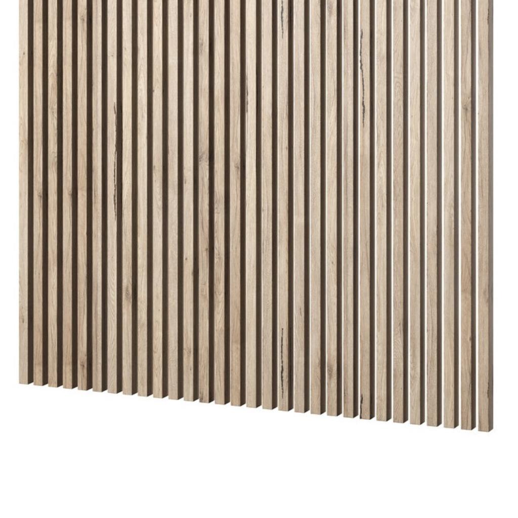 MDF Wall Slats 30x38 mm Sanremo Oak 12pcs 240 cm