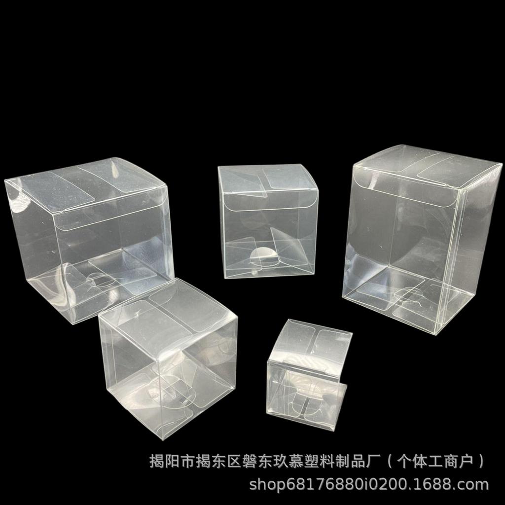 Universal PET/PVC Transparent Folding Storage Box for Daily Necessities with Logo Printing Option