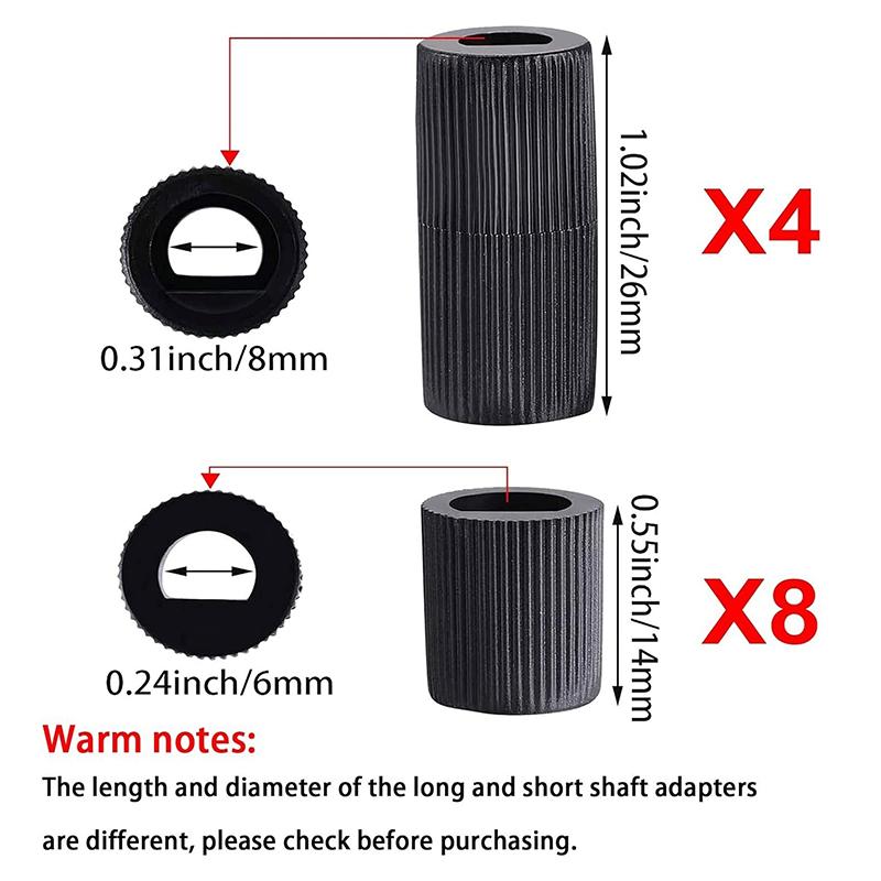 4Pcs Replacement Switc Knob Plastic Knob Gas Stove Control Knob General Range Oven Knob Cooker Hob Knob For Benchtop Burner