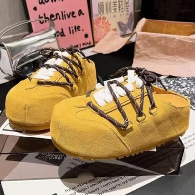 Модные платформенные балетки, тапочки, женские мюли, повседневные кроссовки, женские сандалии, тренд лета 2025, на шнуровке, для бега, дизайнерские zapatos mujer