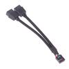 1 шт. компьютер материнская плата USB удлинительный кабель 9 контактов 1 мама на 2 папа Y разветвитель аудио HD удлинительный кабель для ПК Diy 15 см