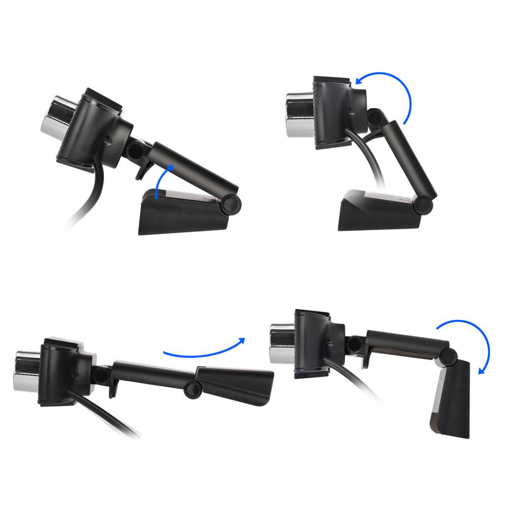 Веб-камера HXSJ Камера для компьютера и ноутбука 1080P для конференц-видеозвонков, прямых трансляций, с шумоподавлением, ручной зум