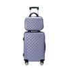 Lightweight Drop-Resistant ABS+PC Travel Suitcase with Universal Wheels, 12-20 Inch