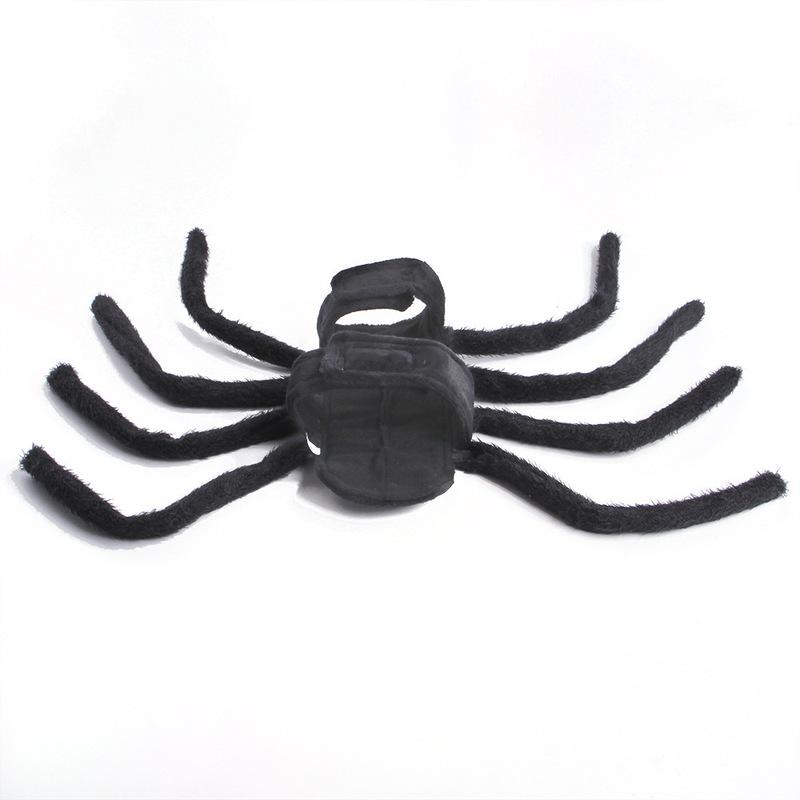 new arrival halloween black spider cosplay costume funny spider pet costume dress up for cat small medium large dogs pet