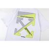 9037 Off-White 2025 Spring/Summer New Collection: Embroidered Arrow Round Neck Hooded Short Sleeved T-shirt for Men and Women
