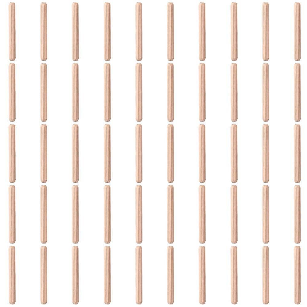 50Pcs 6x30mm 6x40mm 6x50mm Wood Dowel Pins Wooden Crafts Dowel Pegs Smooth Wooden Pegs