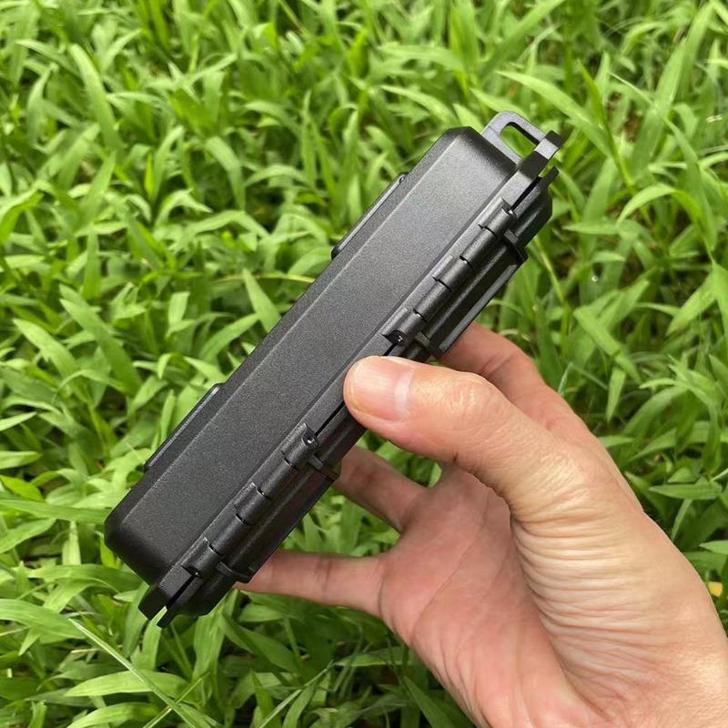 Компактный тактический водонепроницаемый и устойчивый к падениям ящик для хранения инструментов, EDC портативный ударопрочный и устойчивый к давлению ящик для инструментов