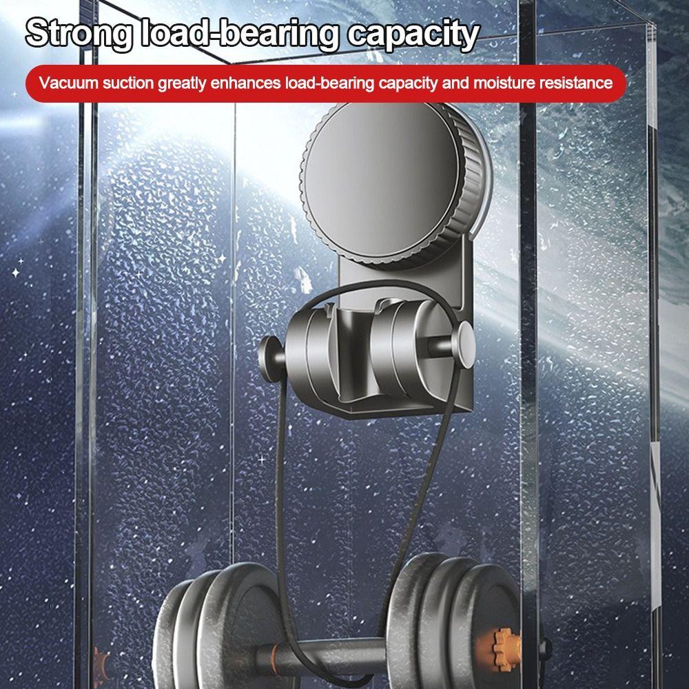 Wall Mounted Shower Head Holder Suction Cup Sprayer Fixed Base  Bathroom Accessories