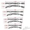 hbcr1 Car Brake Caliper Sticker High Temperature Waterproof Decal For Porsche Cayenne Panamera Macan 911 Taycan Boxster Cayman Pajun