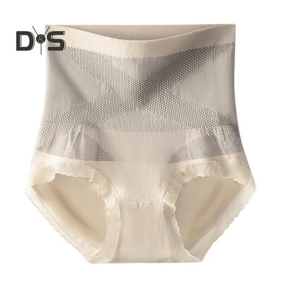 Lady Underpants High Waist Shaping Underwear Butt-lifted Thin Tummy Control Elastic Panties Compression Seamless Good Breathability Daily Sport Briefs