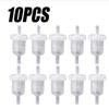 10PCS Gasoline Oil Filter Car Motorcycle Carburetor Oil Pipe Filter Cup Liquid Fuel Filter Suitable for Off-road Vehicles