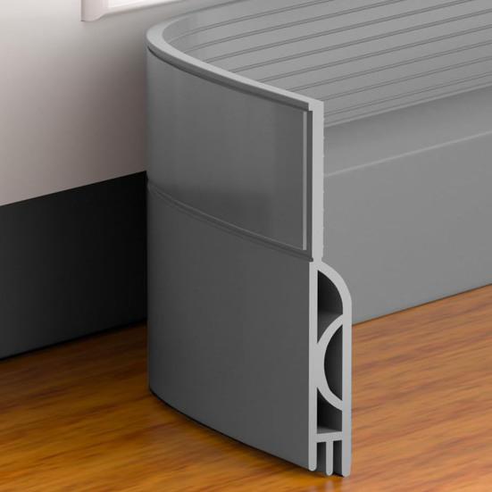 1М Уплотнительная лента для низа двери Подметание под дверью Уплотнитель от непогоды Свето-шумоизоляция Пылезащита Ветрозащита Стопор для двери Лента-заполнитель зазора под дверью