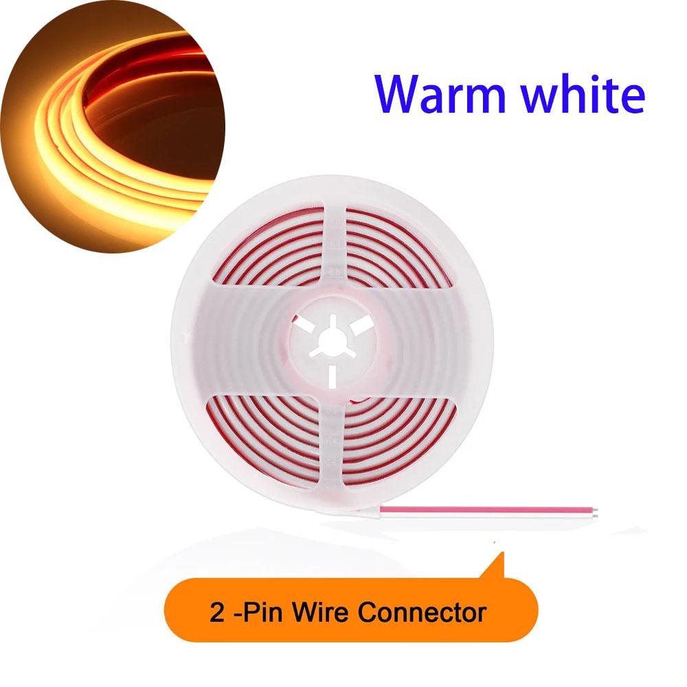 Светодиодная лента COB IP68 Водонепроницаемая CRI90 Гибкая светодиодная лента DC24V 320 светодиодов/м Силиконовая трубка Высокоплотная линейная светодиодная лента