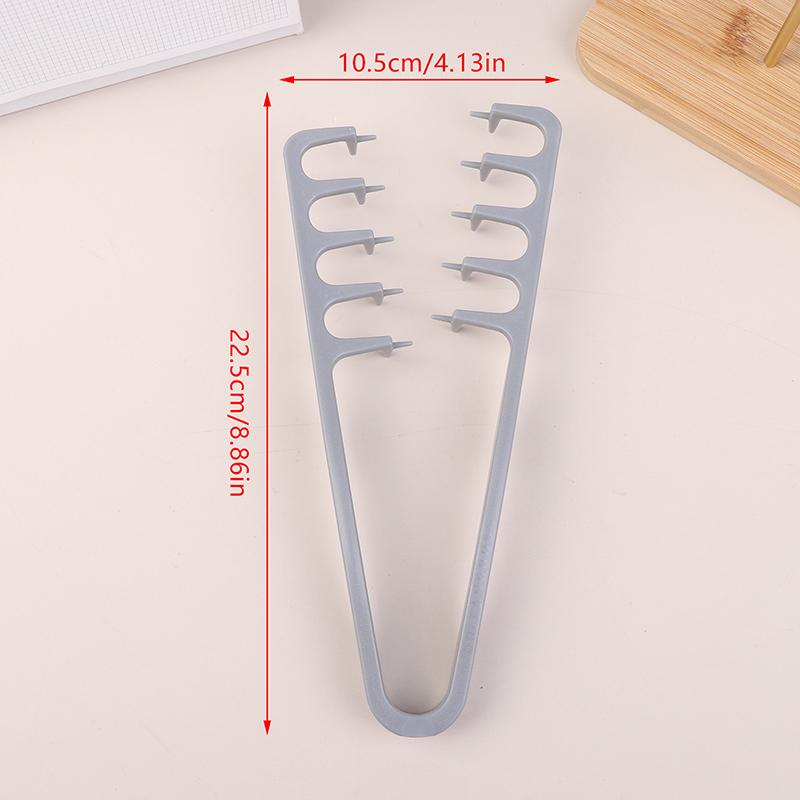 Расческа для укладки волос с широкими зубьями, расческа для челки, расчески для укладки корней волос, пушистый парикмахерский инструмент для женщин и мужчин