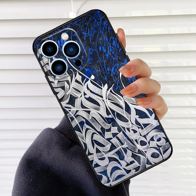Чехол для телефона Pokras Lampas Art Graffiti для iPhone 17 16 15 13 11 12 14 Pro Max mini 15 16 Plus 16e 17 Air Cover Fundas