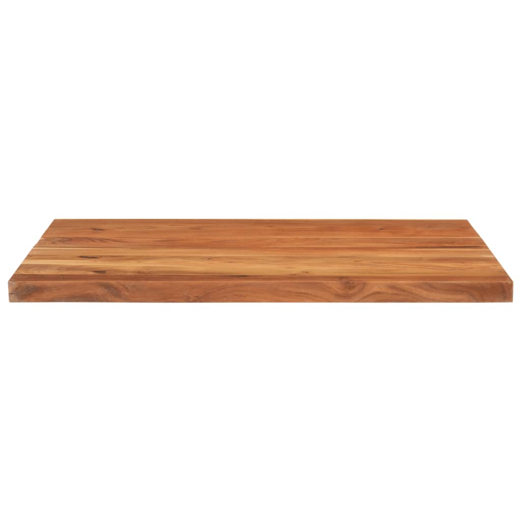 Vidaxl Blat Stołu, 100X80X3,8 Cm, Prostokątny, Lite Drewno Akacjowe