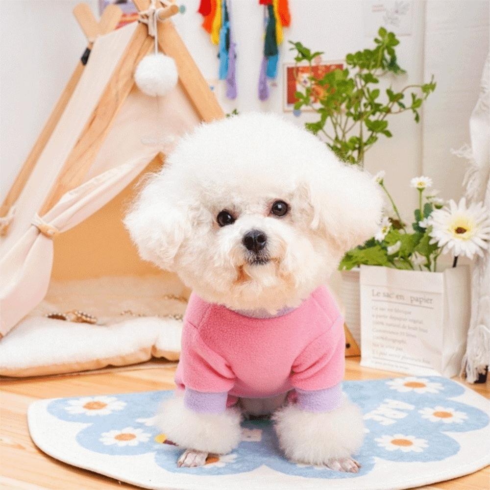Warm Dog Towing Suit Comfortable Dog Four Legged Clothing Dog Pajamas  Autumn Winter