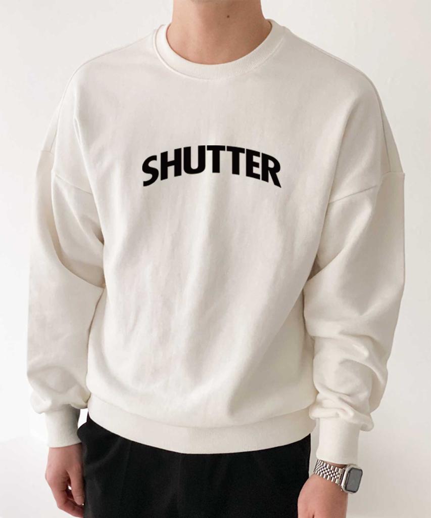 SHIRTER Худи оверсайз с логотипом-аркой (Srts401) белый