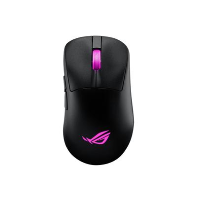 Игровая мышь ASUS ROG Keris II Origin Протестирована профессиональными игроками в FPS 65 г Эргономичный дизайн RGB-подсветка Оптический сенсор ROG AimPoint Pro ROG Optical