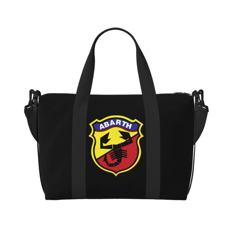 Abarth Крутой Принт Дорожные Сумки-Даффлы Унисекс Водонепроницаемая Складная Сумка для Ночевки с Плечевым Ремешком Легкая Спортивная Сумка для Тренажерного Зала Йоги