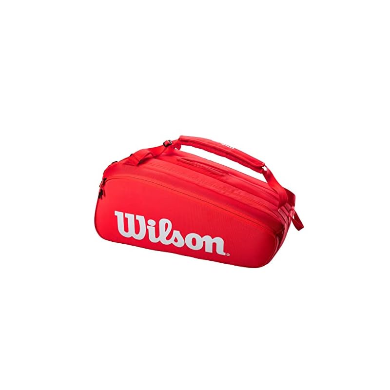 Сумка для теннисной/бадминтонной ракетки Wilson Super PK Красная (СУПЕР ТУР 15 ПК)