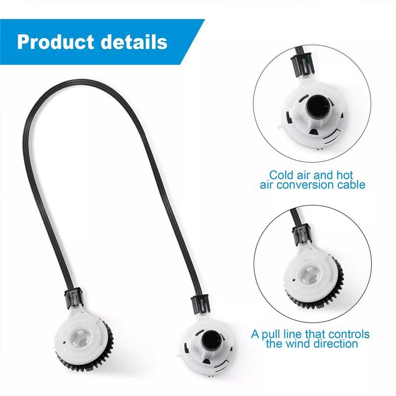 NEW-2Pcs 95476706 95476707 Temperature Control Cable For Trax Sonic Aveo 2012-2021 Air A/C Heater Control Cable