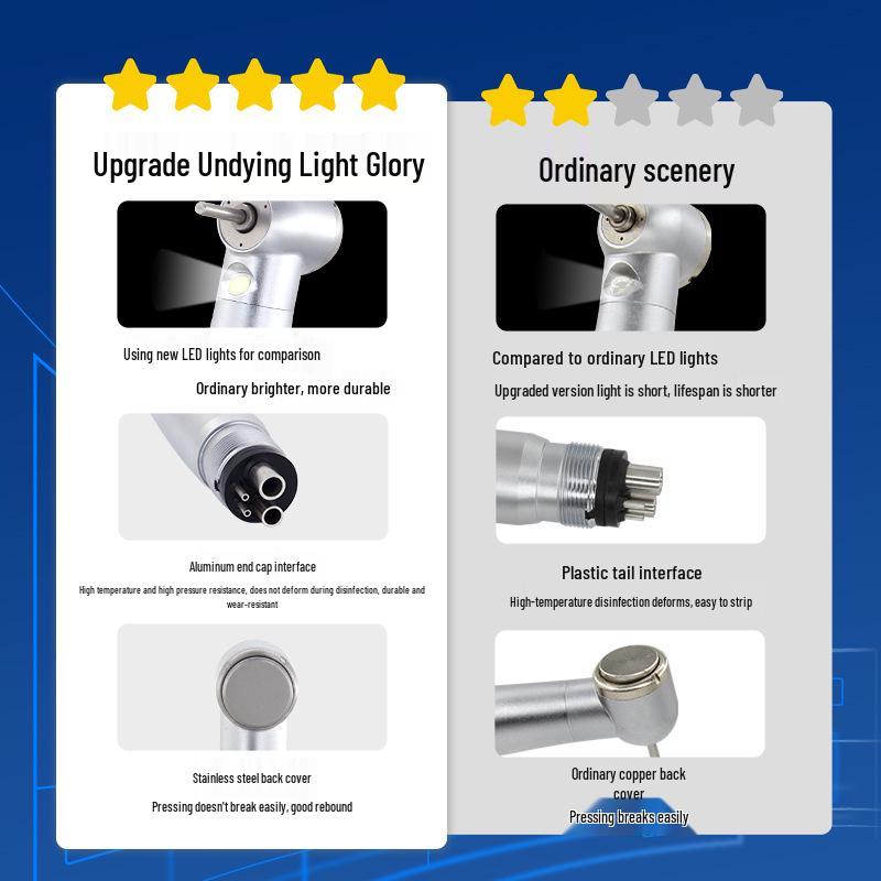 Стоматологический наконечник NSK PANA MAX высокоскоростной с подсветкой и четырехточечным спреем