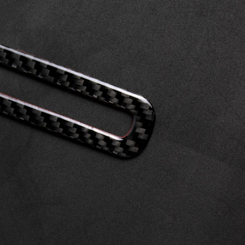 For Ford Mustang 15-17 Carbon Fiber Car Door Air AC Outlet Vent Molding Cover Trim Sticker Car Styling Auto Accessories Decals