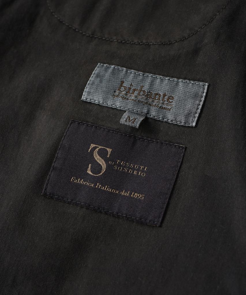 Birbante Sondrio Garment-Dyed Setup Jacket - Dark Brown
