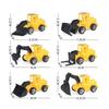 Construction Vehicle Toy Simulation Construction Vehicle Model Birthday Cake Ornament Play House Toy Excavator Set