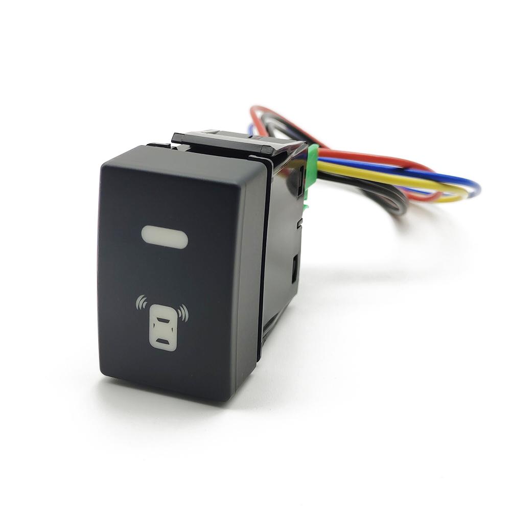 1 Pc Car LED DRL Light Radar Power On Off Fan Camera Mirror Switch Button For Honda Fit HRV VEZEL 2017 2018 2019 2020 2021