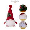 Набор из 2 рождественских плюшевых гномов со светодиодной подсветкой, рождественская фигурка гнома, рождественское украшение, гном для рождественского украшения дома, кухни