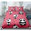 Panda Doona Quilt Duvet Cover Set Pillowcase Single Double Queen King Size Bed