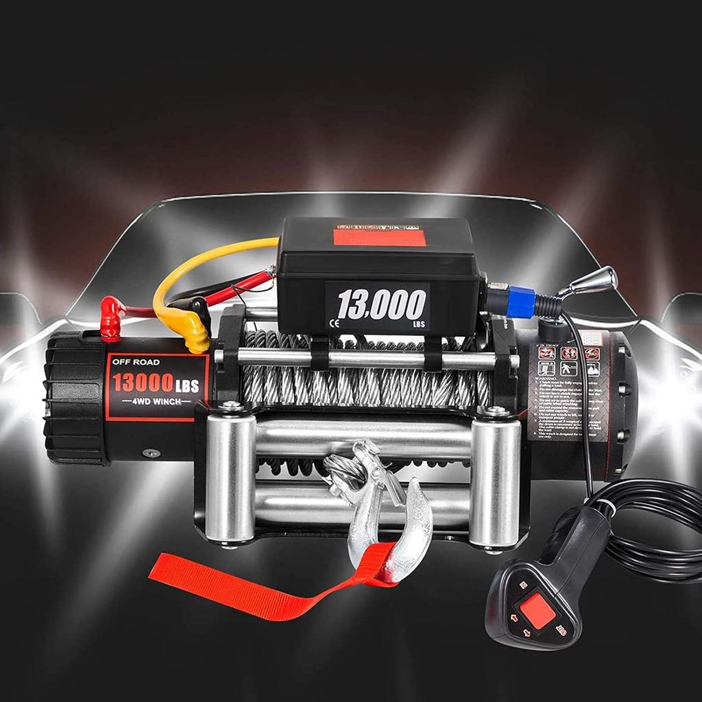 Estink Universal Winch Remote Controller with 9.2ft Cable for SUV Vehicle Auto Control System