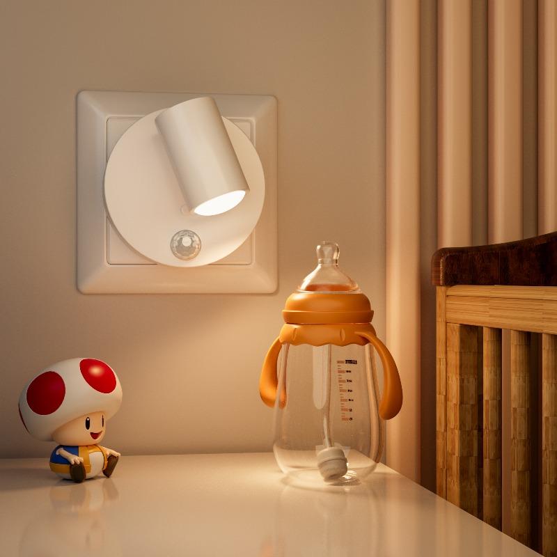 Plug in Light Sensor Motion Sensor Light Touch Switch Dimmable Bedside Lamp for Reading Bedroom Decoration Night Light Gift