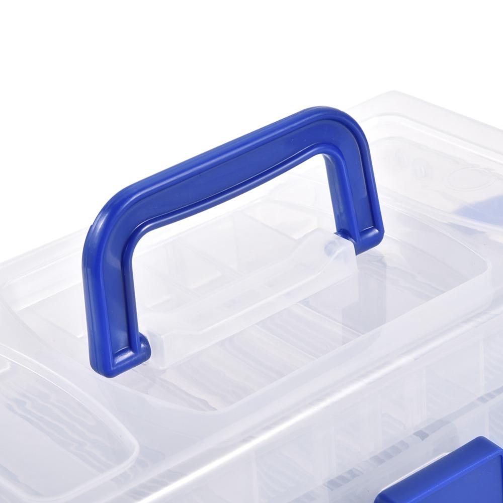 3 Layers Fishing Tackle Storage Box ABS PP Fishing Accessory Box Fishing Tackle Box Sea Fishing
