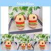 Adorable Creative Plush Hamburger Dog Keychain Cute Stuffed Toy Keyring Students For
