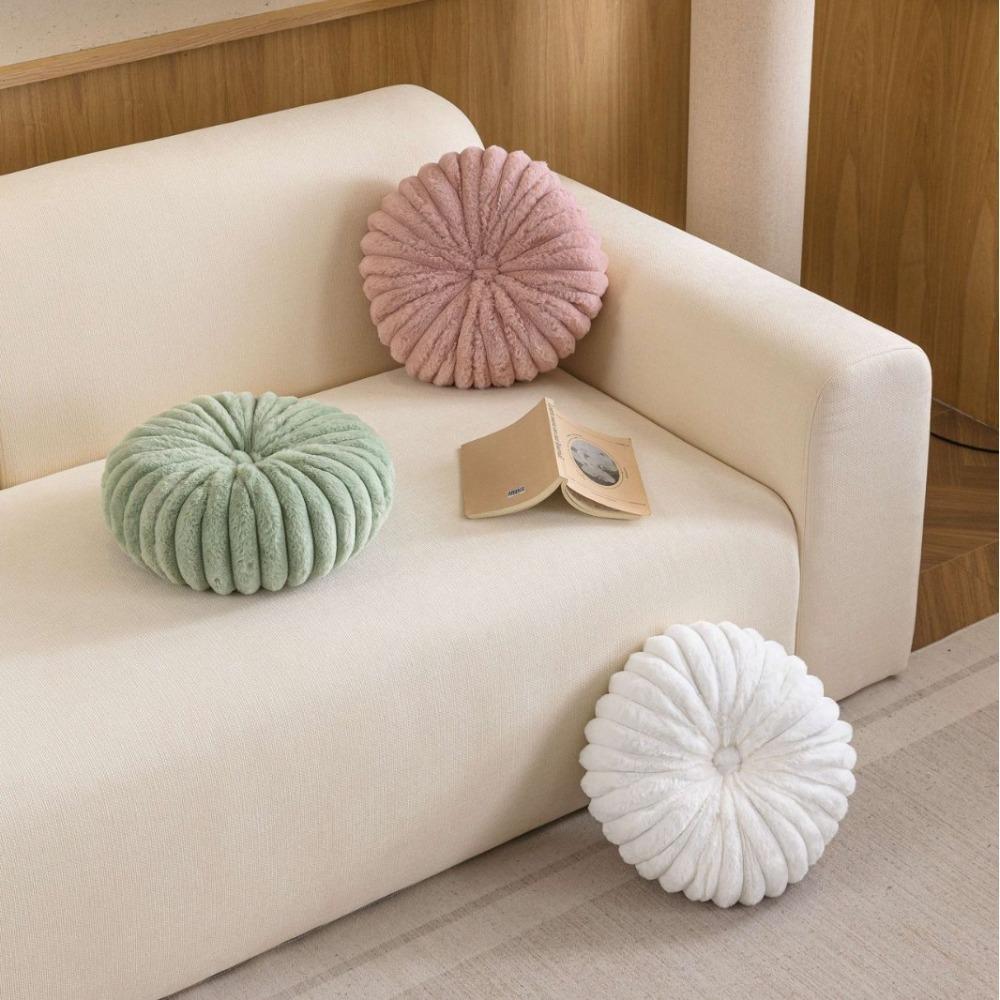 Nordic Style Pumpkin Cushion PP Cotton Filling Chair Waist Cushion Sofa Throw Pillow Dormitory