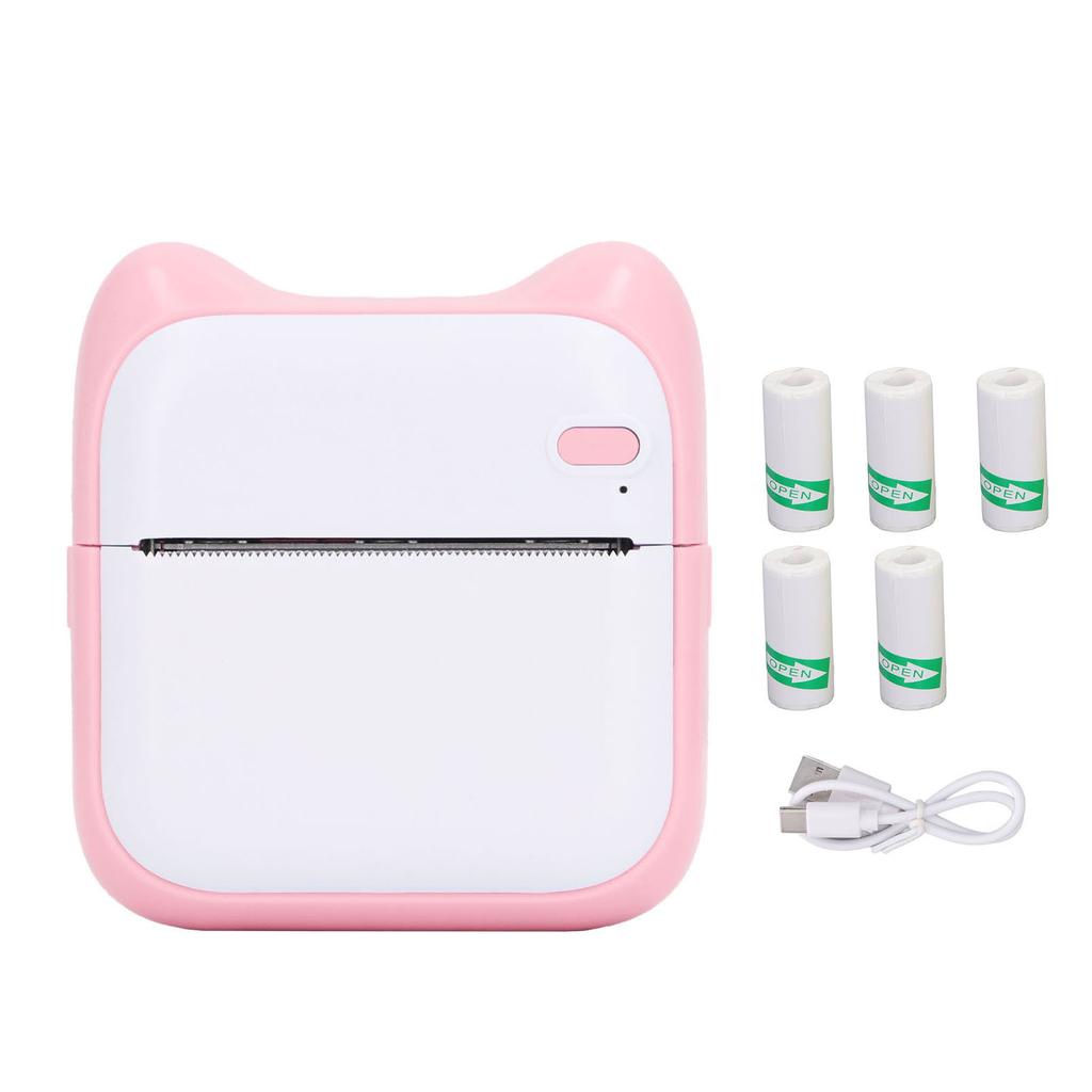 Карманный термопринтер Bluetooth-подключение Печатная машина с бумагой для заметок о неправильных вопросах