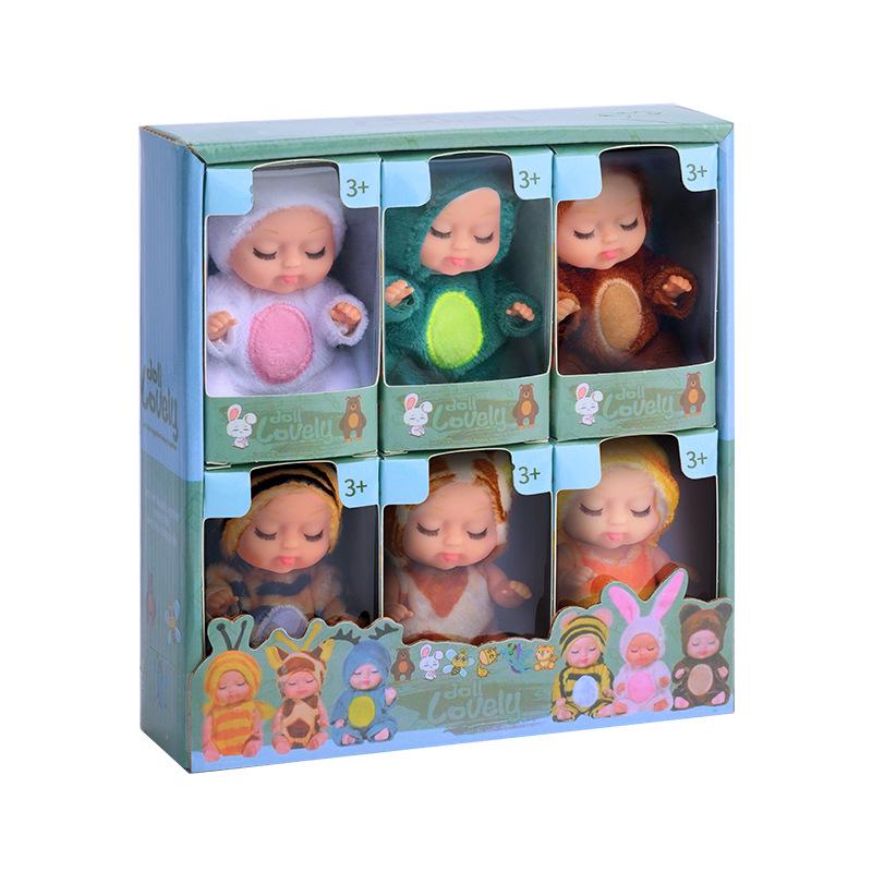 Кукла-реборн, спящая девочка, игрушка-симуляция, подарочная коробка - детская кукла BJD, импортируемая из-за рубежа